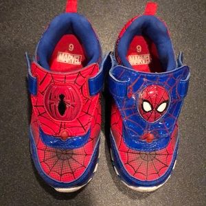 Size 9 Marvel Spider-Man shoes